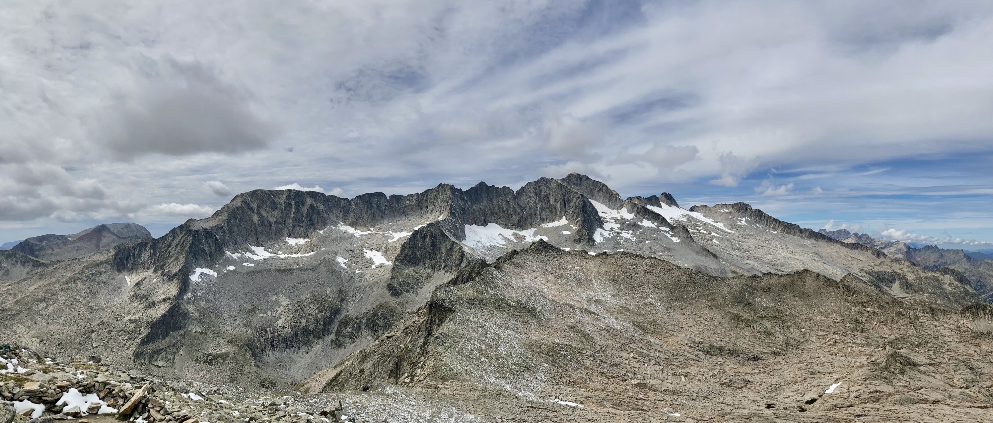 Panorama of Aneto massif