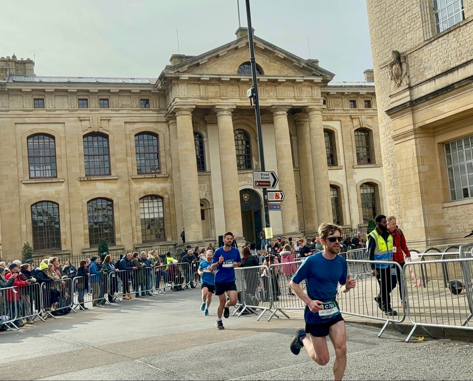 Feeling great, 100m from the end!