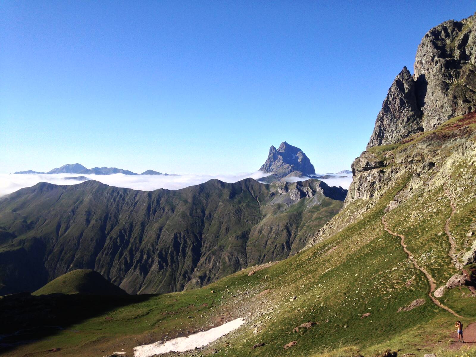 Midi-d'Ossau and Anayet in the Pyrenees